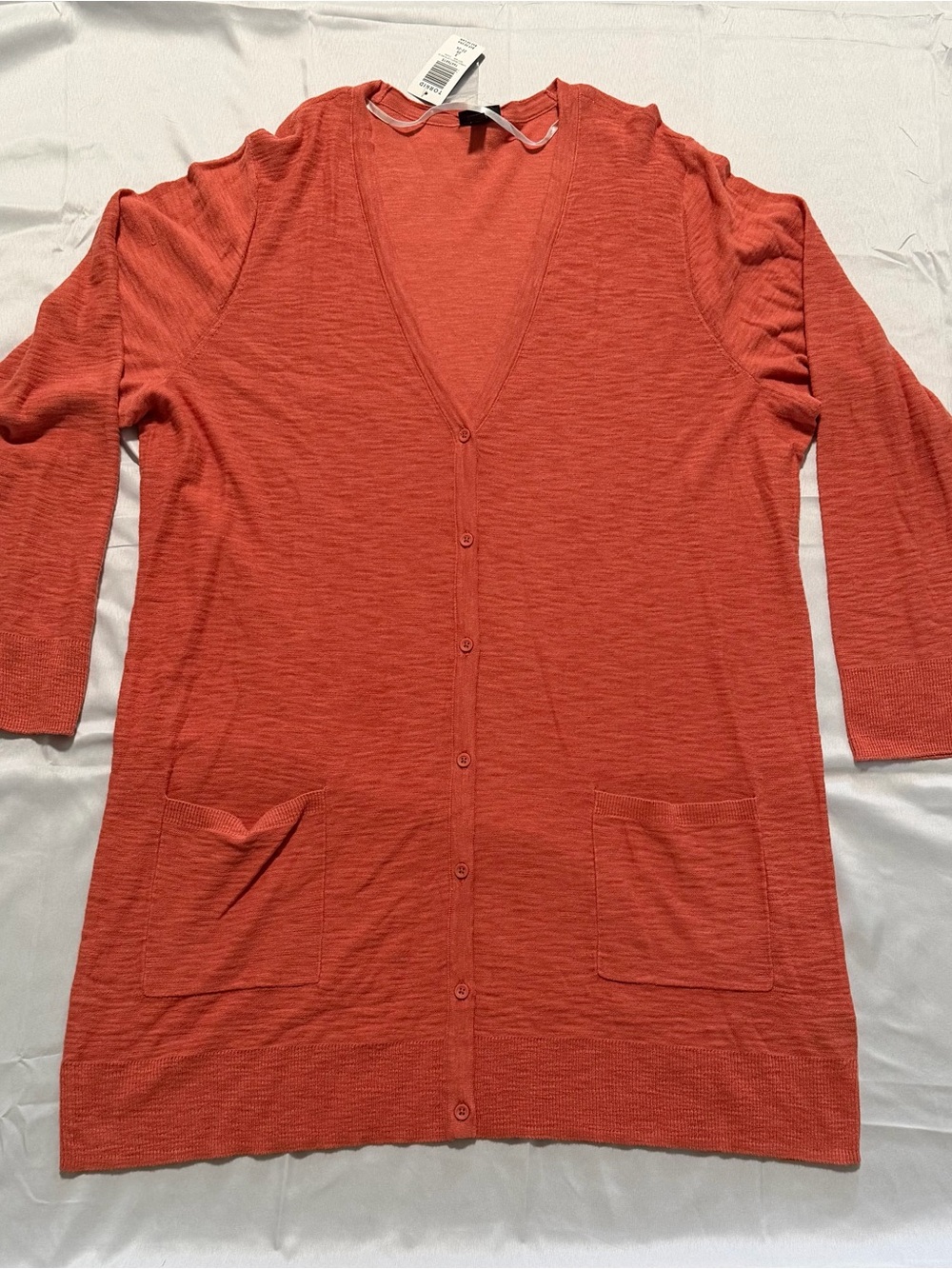 torrid Apricot V-Neck Button-Front Cardigan